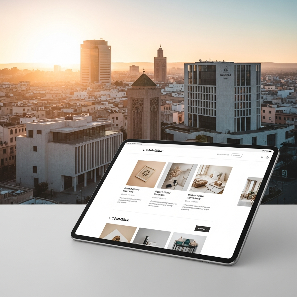 Illustration d'une stratégie e-commerce réussie au Maroc