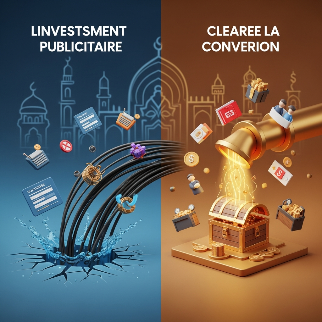Analyse d'un tableau de bord e-commerce montrant des points de friction.