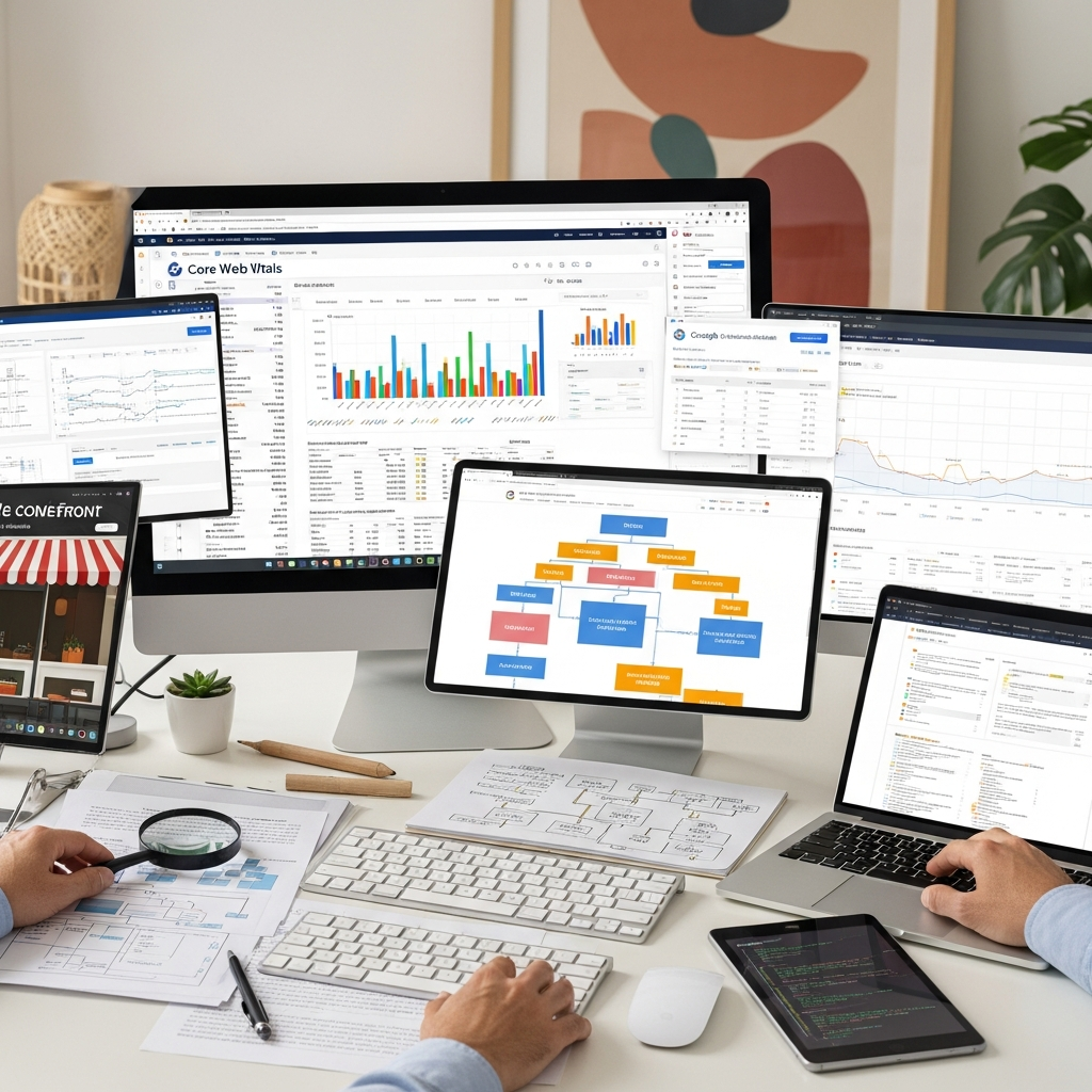 Audit SEO Technique E-commerce Maroc : Le Guide Ultime pour Dominer Google (Core Web Vitals, Silos & Crawl Budget)