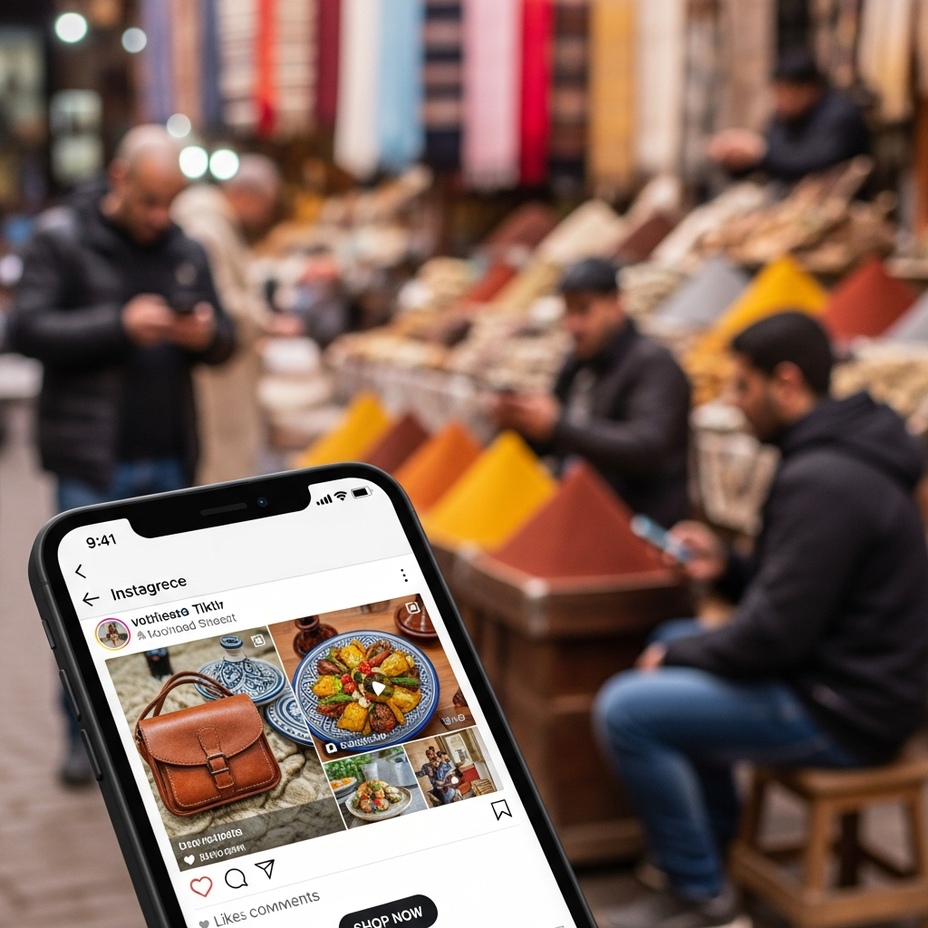 M-Commerce & Social Commerce au Maroc : Comment Transformer le Trafic Mobile (75%) en Ventes via Instagram et TikTok