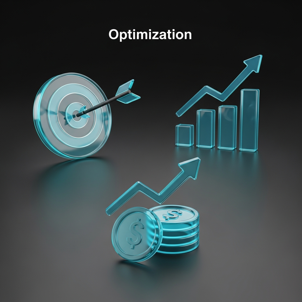 Illustration de l'optimisation SEO et de la croissance du chiffre d'affaires