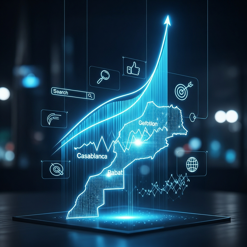 Tableau de bord de croissance et analyse de données marketing