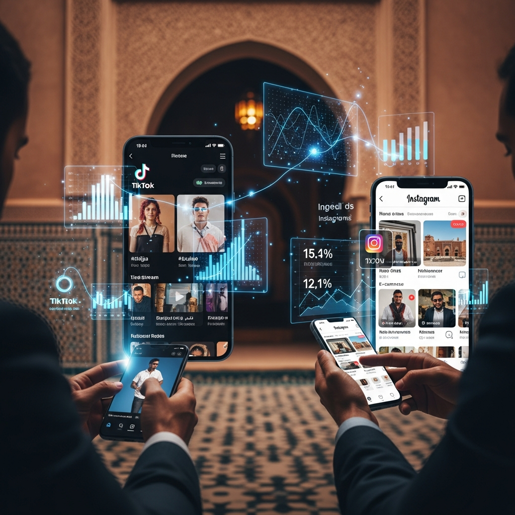 TikTok vs Instagram au Maroc (2026) : Analyse Data-Driven pour Allouer Votre Budget et Conquérir la Gen Z