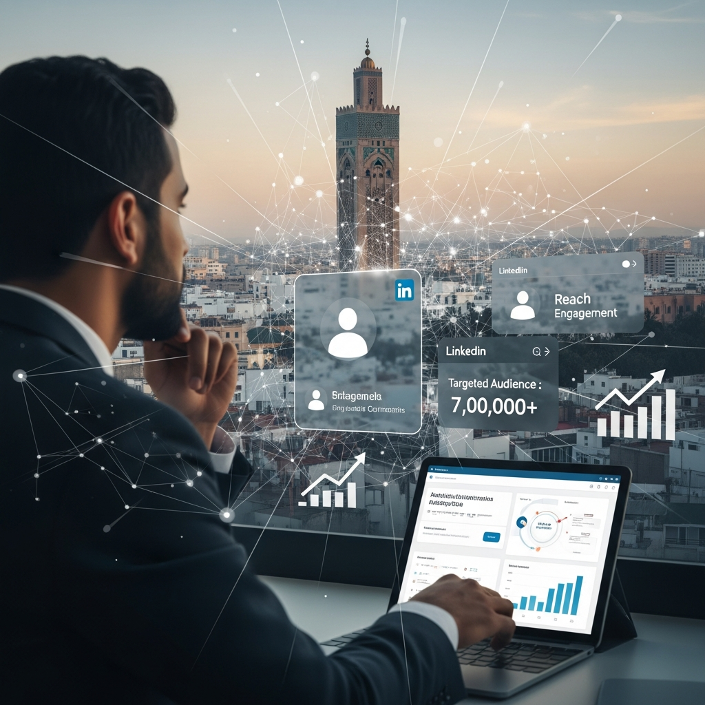 Au-delà de Facebook : Stratégie LinkedIn Ads pour Cibler les 7 Millions de Décideurs Marocains en 2026