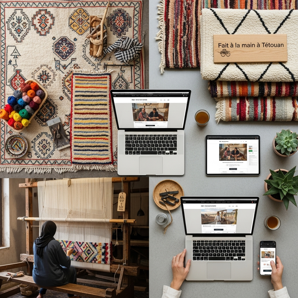 De Tétouan à la Californie : Comment Fatima a Triplé ses Ventes de Tapis en 6 Mois Grâce à Notre Kit E-commerce